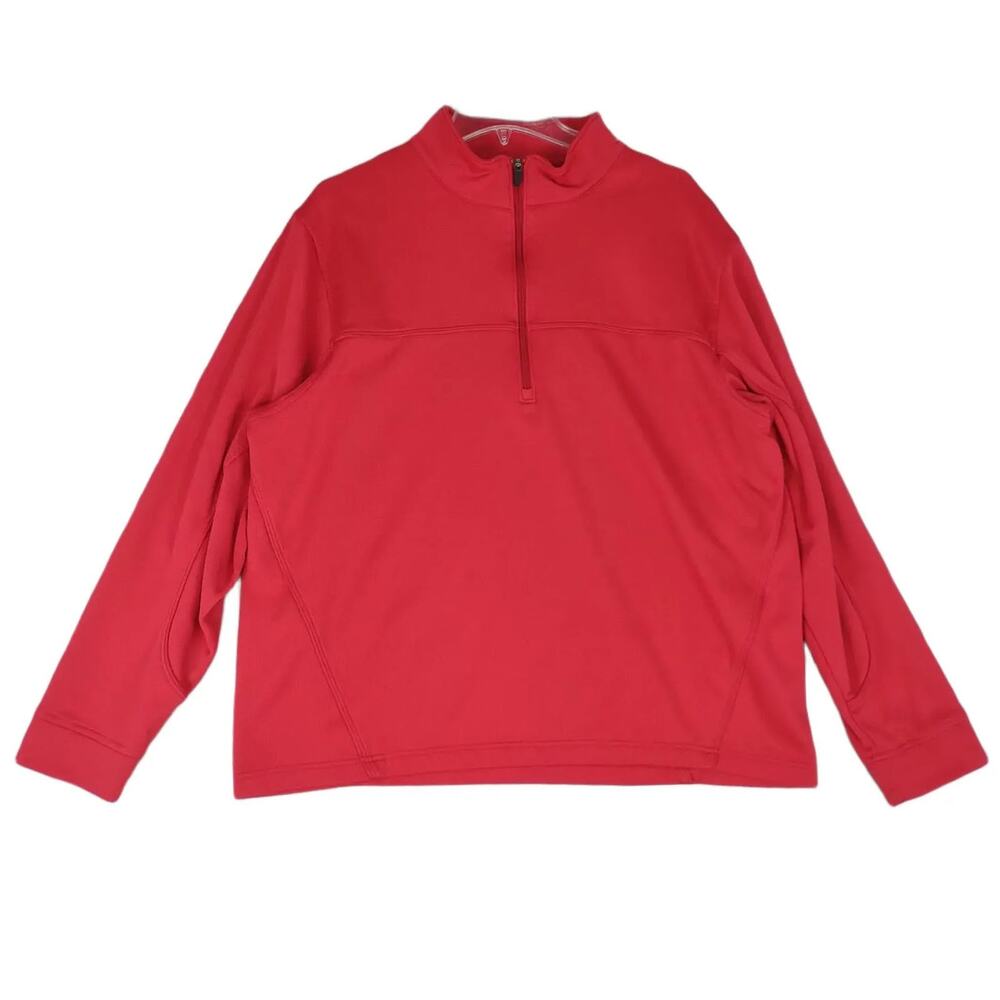Slazenger Men's XL 1/4 Zip Golf Athletic Pullover Fleece Sweatshirt Preppy Sport